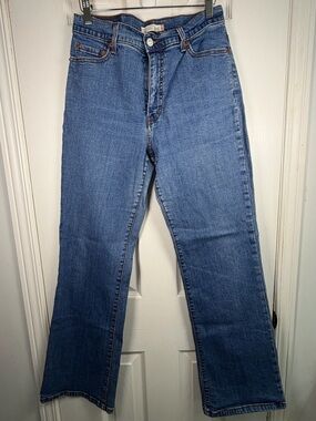 Levi's 512 Perfectly Slim Straight Jeans Women's 8M Medium Wash Y2K Stretch